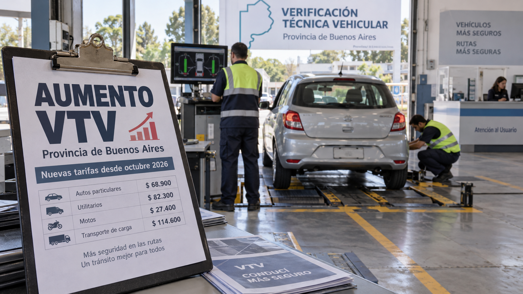 Portada de Aumentó la VTV en la Provincia de Buenos Aires: cuánto cuesta desde octubre de 2026