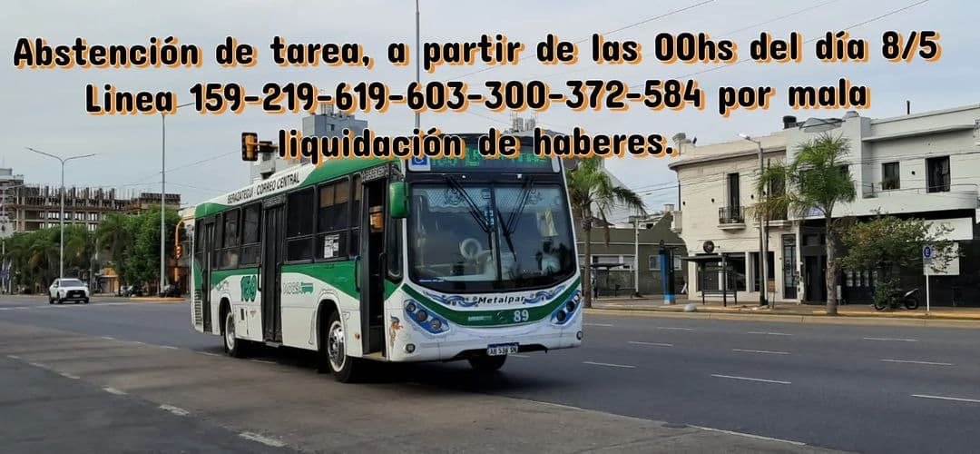 Imagen asociada a Alerta de movilidad (en verificación): paro en líneas de colectivos Moqsa por reclamo salarial en zona sur