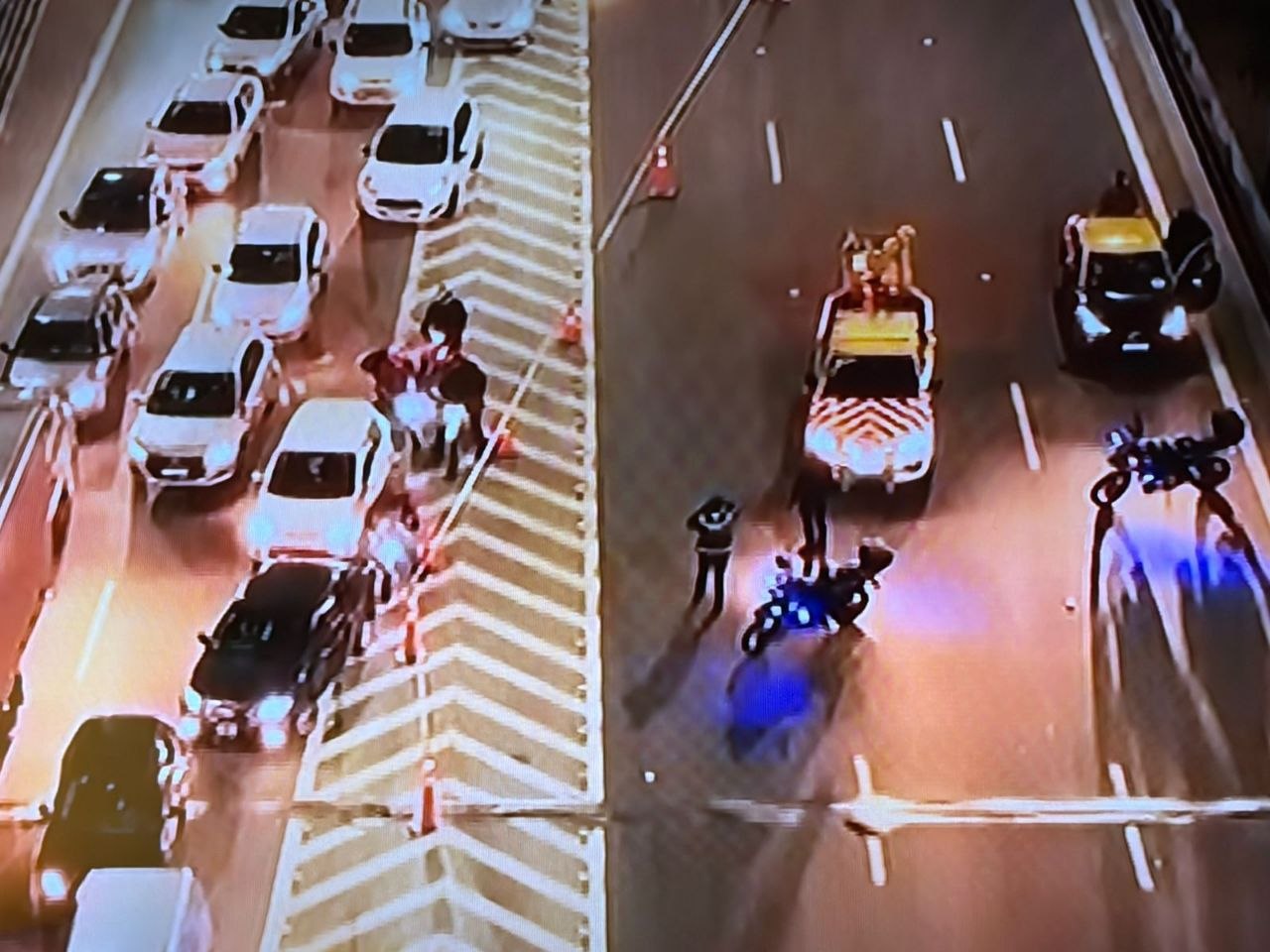 Imagen asociada a Alerta de tránsito (en verificación): AU 9 de Julio Sur, sentido al centro, altura Suárez