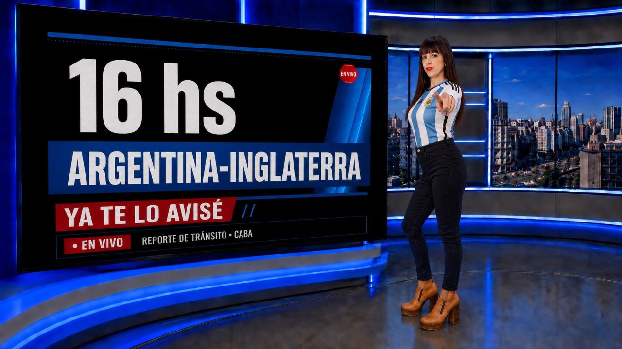 Imagen asociada a Alerta de tránsito (CABA): Operativo en zona Obelisco por Argentina–Inglaterra