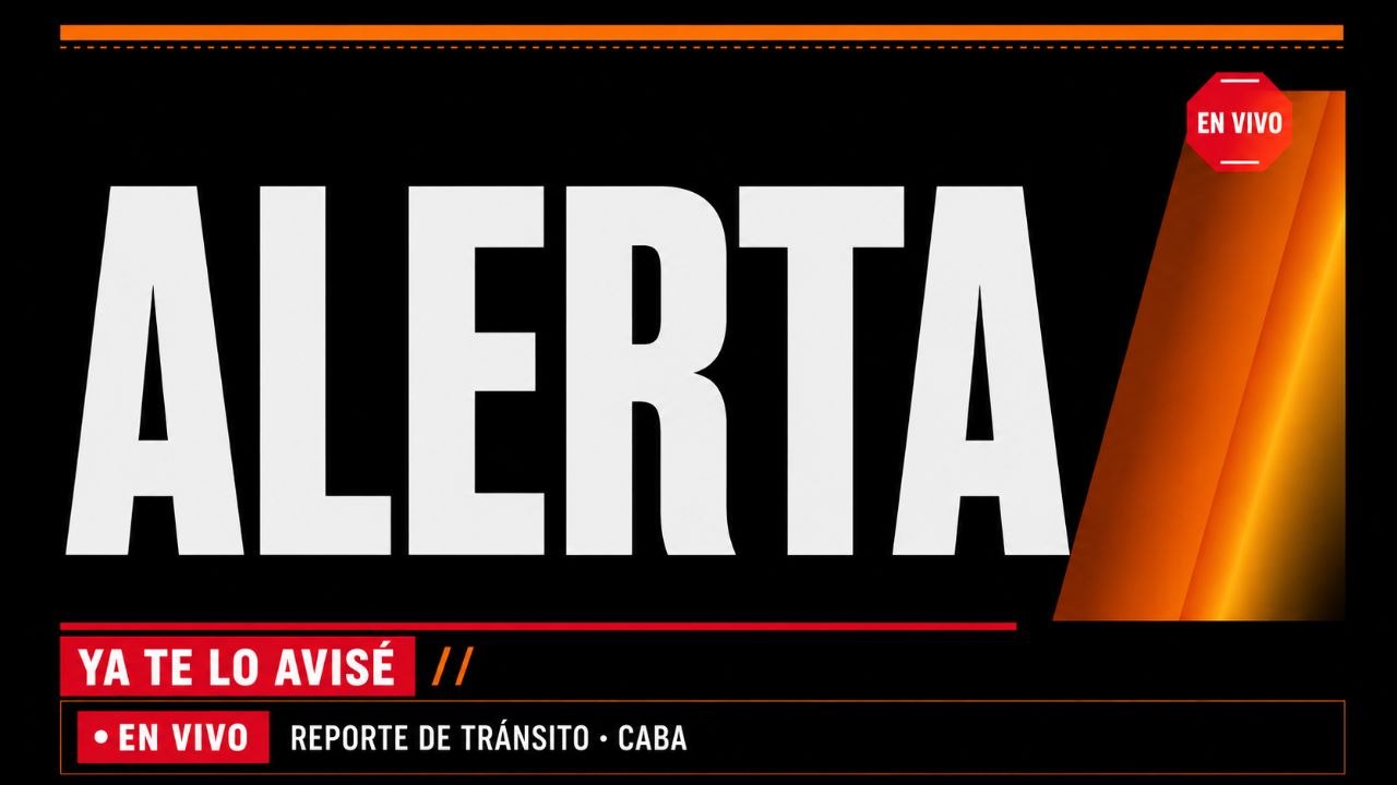 Imagen asociada a ALERTA DE TRÁNSITO (dato preliminar): Palermo