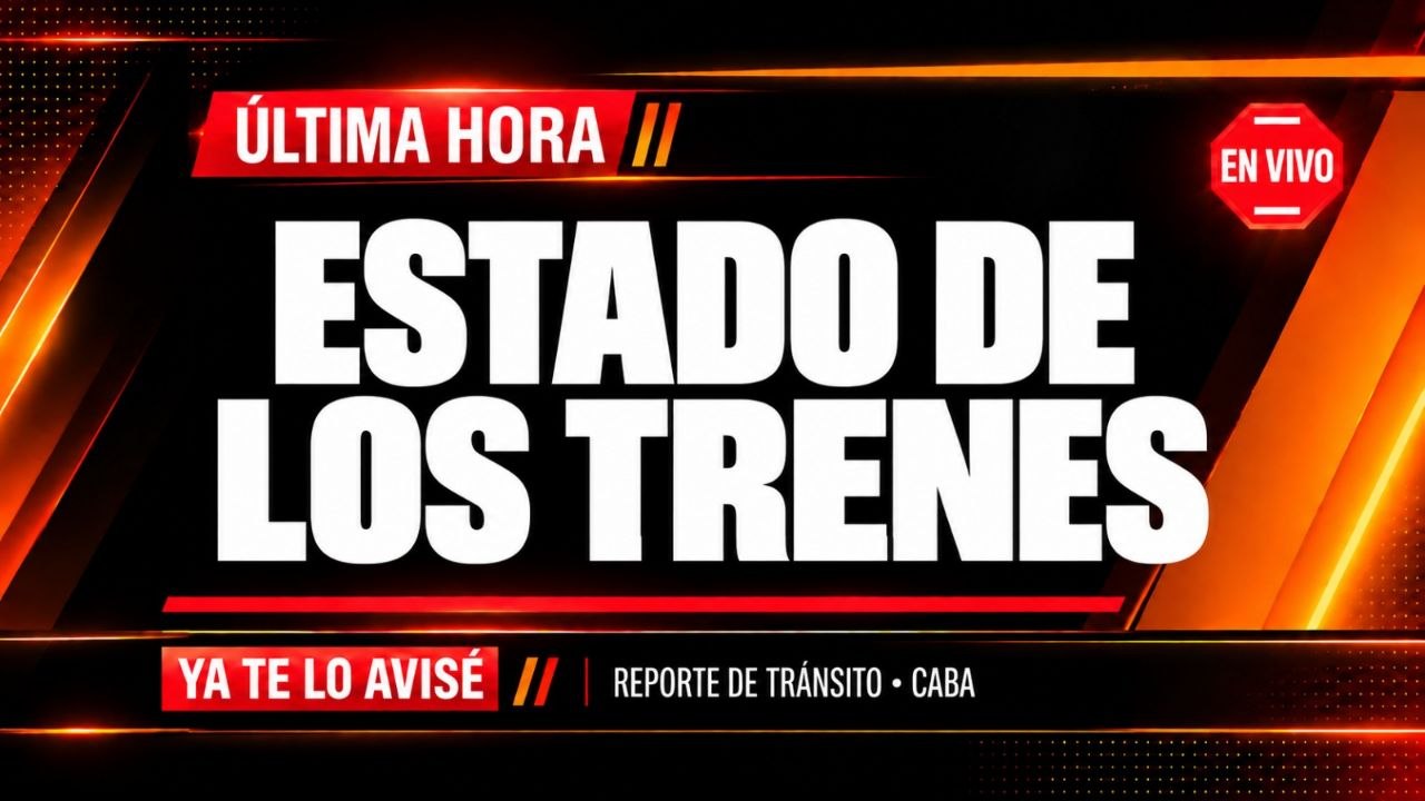 Imagen asociada a Alerta de movilidad (dato en verificación):
- Tren San Martín: demoras por problemas técnicos