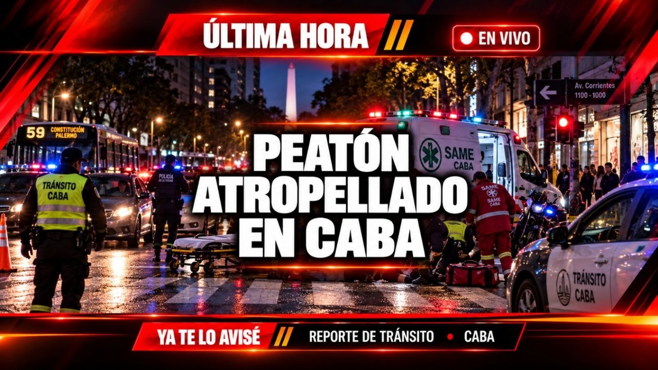 Imagen asociada a Alerta tránsito (servicio público): Matheu y Rivadavia, Balvanera