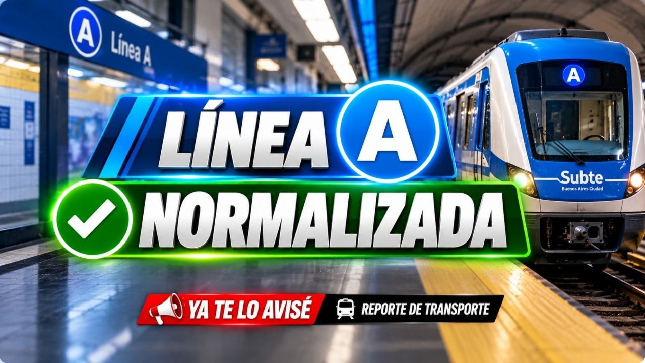 Imagen asociada a Alerta de servicio (en verificación): Línea A