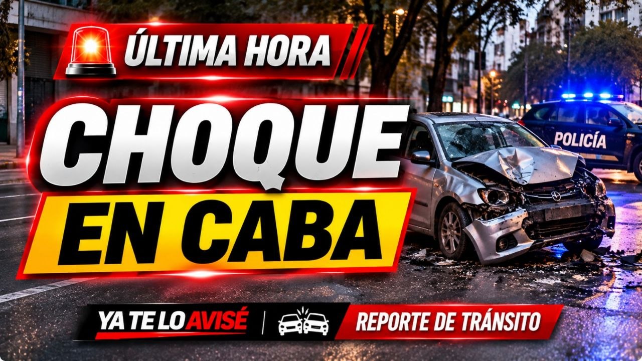 Imagen asociada a Alerta de tránsito (en verificación): reportes de choques en Directorio y Achával; colectora de General Paz y Allende; Juan B
